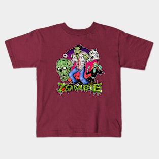 Zombie Melee Attack by Hard Grafixs© Kids T-Shirt